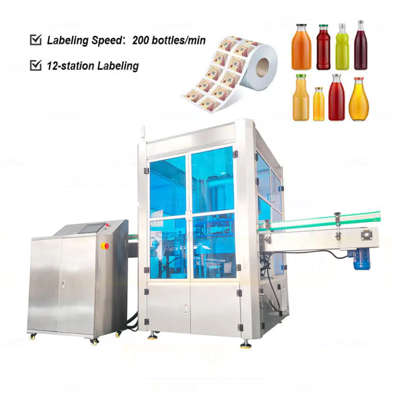 Hot Melt Glue Bottle Labeling Machine | YL-L918