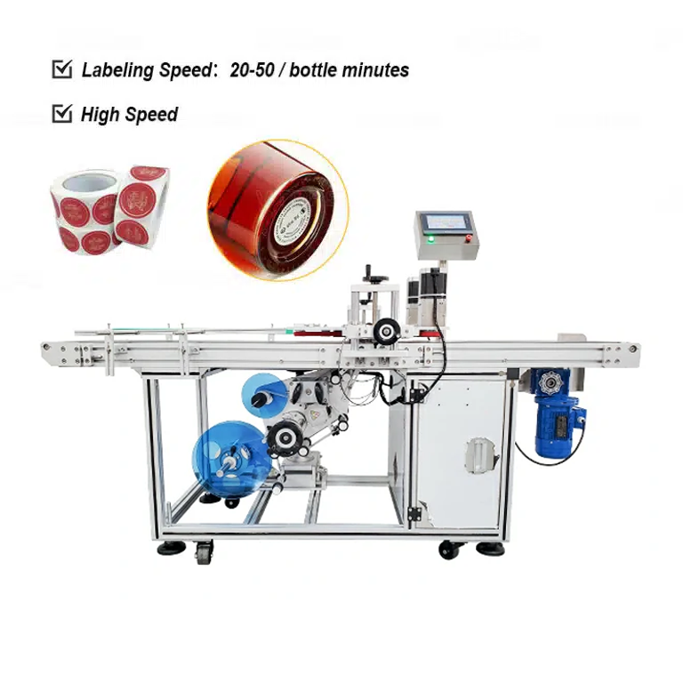 Flat Surface Bottom Sticker Labeling Machine | YL-L835