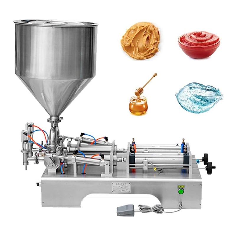 Semi-automatic sauce filling machine